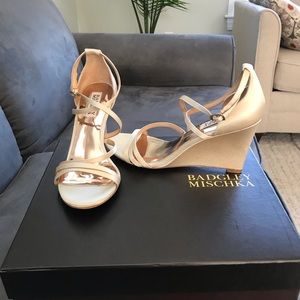 Badgley Mishka Bridal Wedges